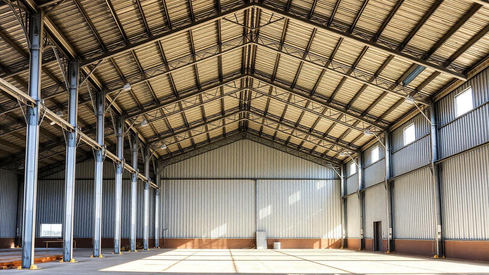 Steel structure agricultural building built by UID